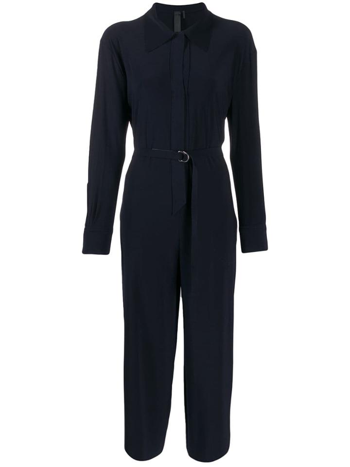 Norma Kamali Shirt Jumpsuit - Blue