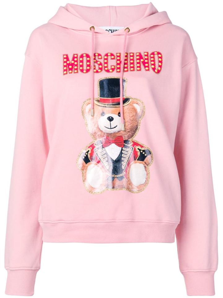 Moschino Circus Teddy Hoodie - Pink