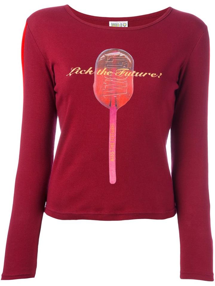 Walter Van Beirendonck Vintage Lick The Future Print T-shirt