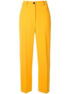 Nehera Public Stretch Straight Leg Trousers - Yellow