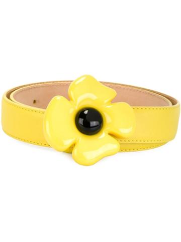 Boutique Moschino Flower Buckle Belt