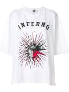 Fausto Puglisi Loose Fit Printed T-shirt - White