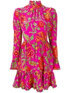 La Doublej Floral Print Dress - Pink