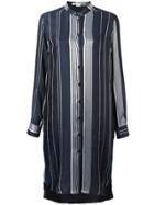Stella Mccartney Striped Short Dress - Brown