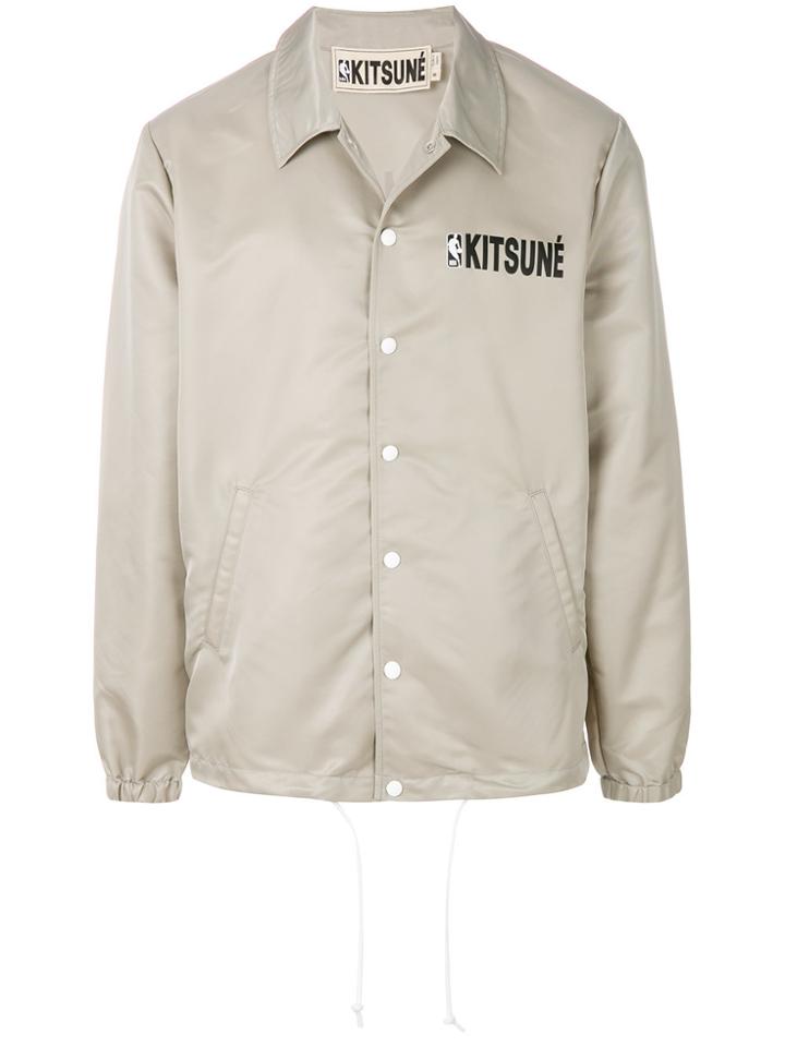 Maison Kitsuné Logo Shirt Jacket - Grey