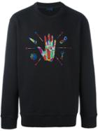 Lanvin Embroidered Hand Sweatshirt