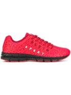 Plein Sport Knitted Logo Sneakers - Red
