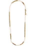 Chanel Vintage Pearl Embellished Necklace - Metallic