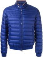 Moncler 'grange' Padded Jacket, Men's, Size: 3, Blue, Polyamide/goose Down/feather Down
