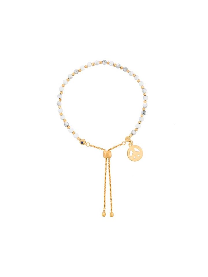 Astley Clarke 'howlite Peace Kula' Bracelet
