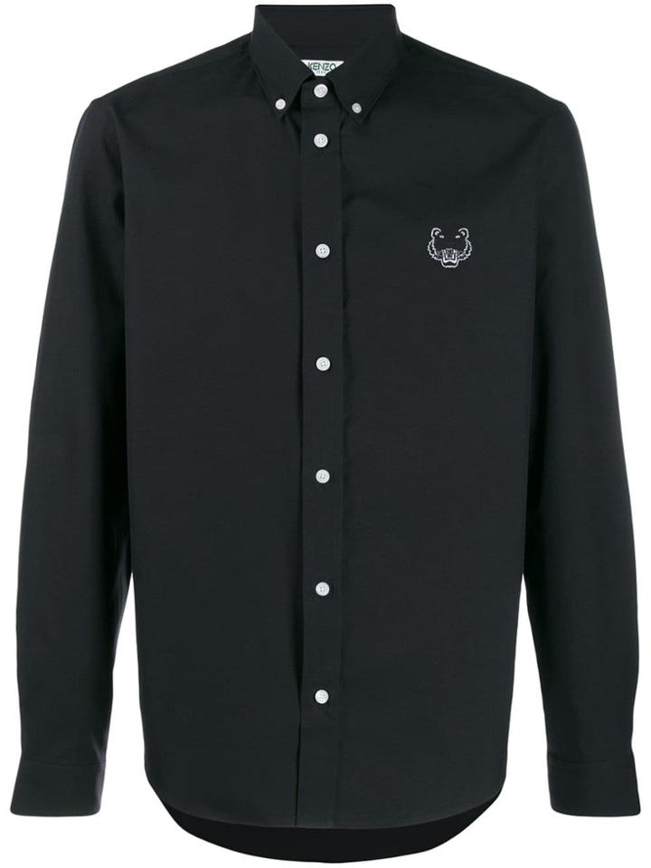 Kenzo Embroidered Logo Shirt - Black