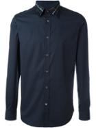 Diesel Denim Collar Shirt, Men's, Size: Medium, Blue, Cotton/spandex/elastane