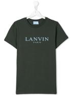 Lanvin Enfant Teen Logo Print T-shirt - Green
