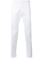 Dsquared2 - Straight Leg Chinos - Men - Cotton/spandex/elastane - 54, White, Cotton/spandex/elastane