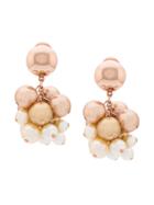 Oscar De La Renta Pearl Vine Clip-on Earrings - Nude & Neutrals