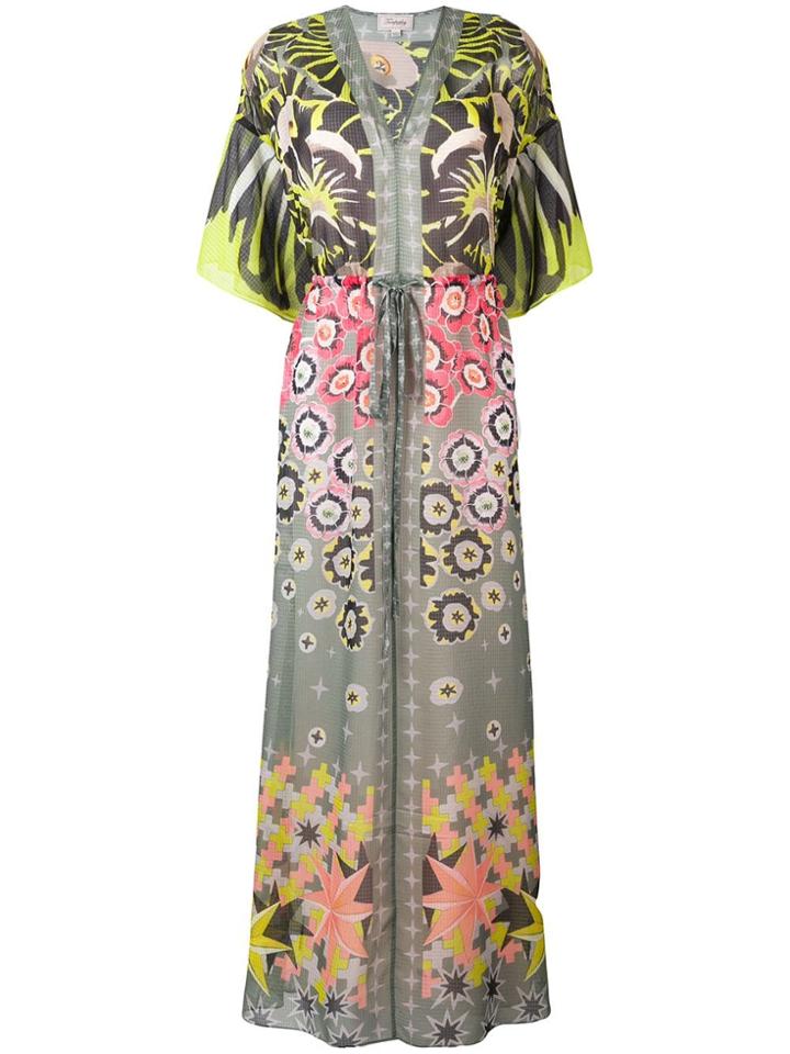 Temperley London Beaumont Claudette Kaftan Dress - Green