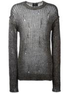 Zanone Contrast Colour Sweater - Blue