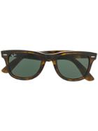 Ray-ban Rectangle Frame Sunglasses - Brown