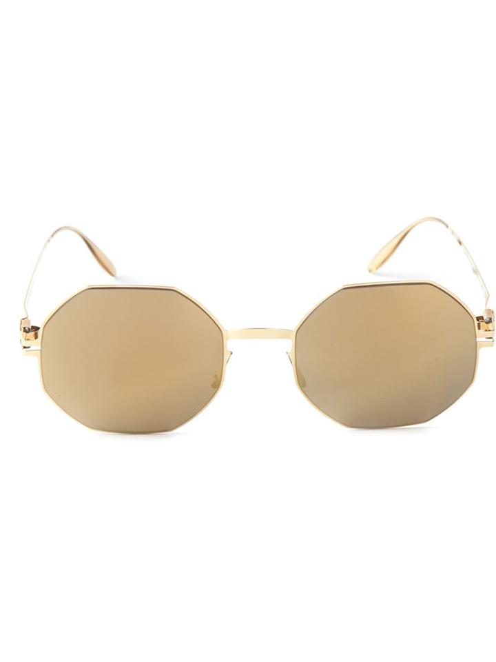 Mykita Ursula Sunglasses, Adult Unisex, Grey, Stainless Steel