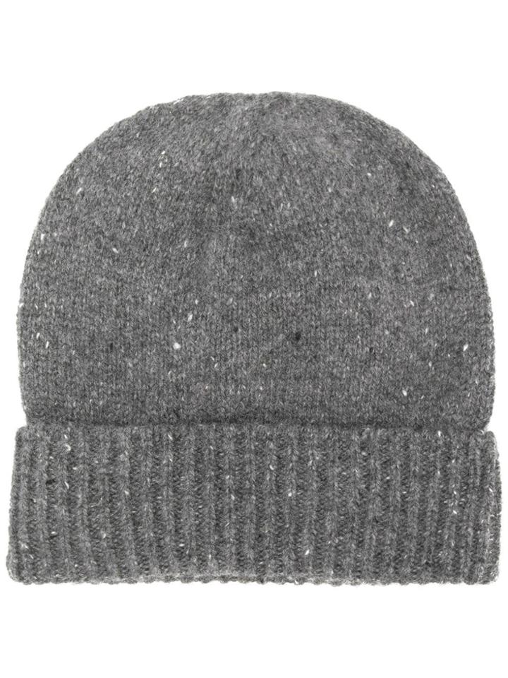 Eleventy Cashmere Beanie - Grey