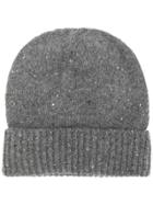 Eleventy Cashmere Beanie - Grey