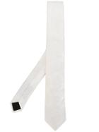 Givenchy Classic Embroidered Tie - White