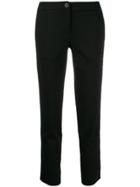 Semicouture Slim-fit Jersey Trousers - Black