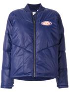 Mademe Padded Bomber Jacket - Blue