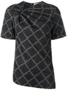Isabel Marant Étoile Tie Knot Detail Blouse, Women's, Size: 36, Black, Cotton
