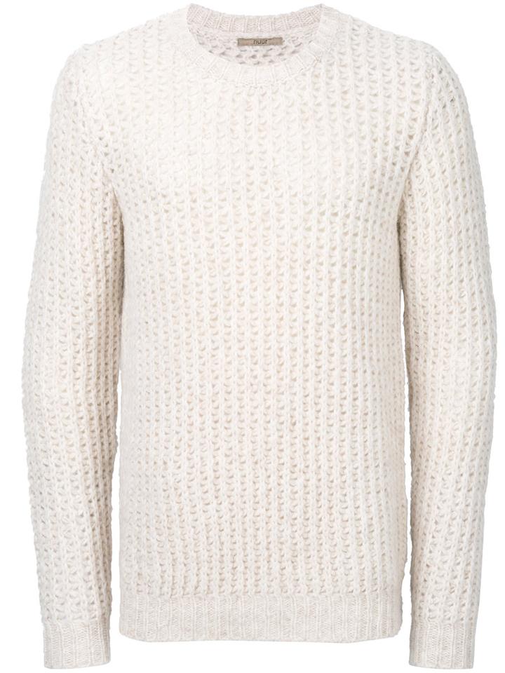 Nuur - Textured Knit Jumper - Men - Acrylic/nylon/alpaca/merino - 48, White, Acrylic/nylon/alpaca/merino