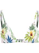 Fleur Du Mal Grommet Triangle Bikini Top - Multicolour