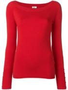 Liu Jo Round Neck Top - Red