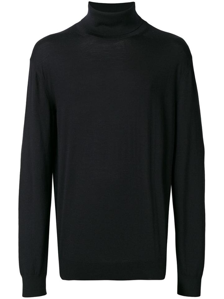Ermenegildo Zegna Couture Roll Neck Sweater - Blue