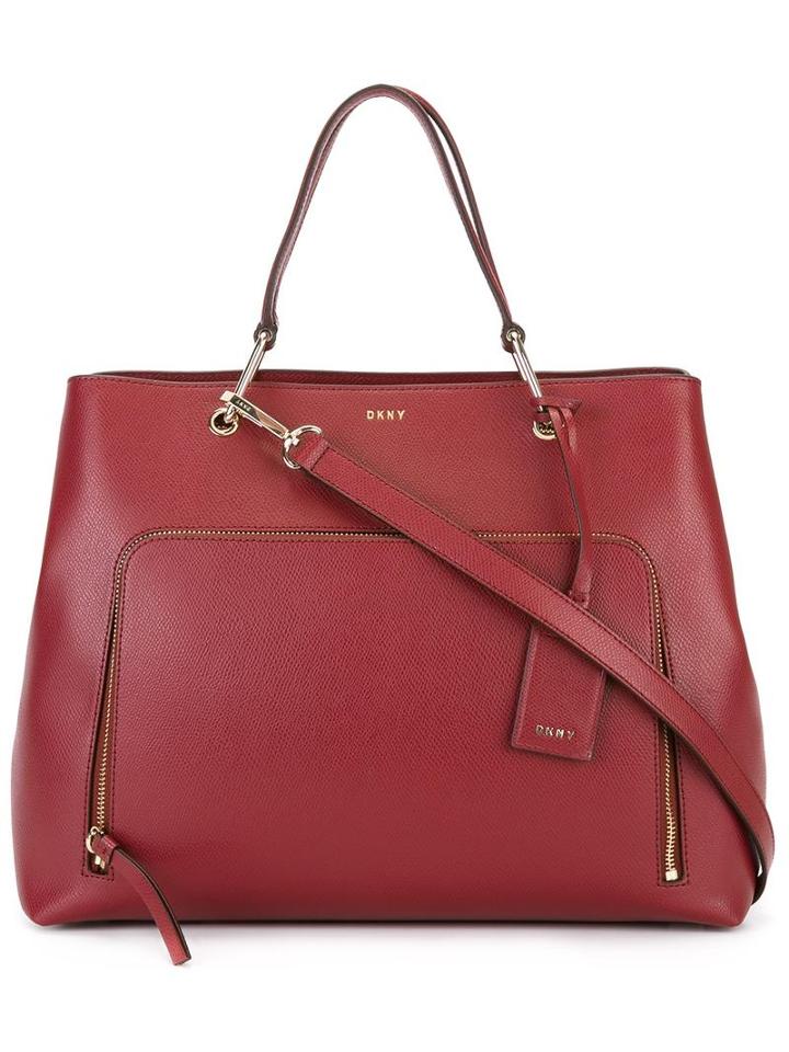 Dkny Zip Pocket Tote, Women's, Red