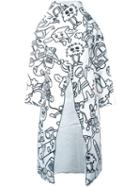 Mira Mikati 'cartoon Characters' Oversized Coat