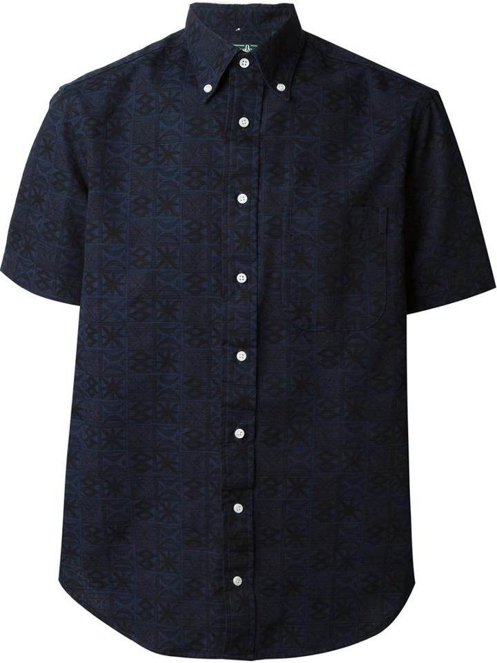 Gitman Vintage Printed Shortsleeved Shirt