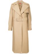 Des Prés Classic Belted Coat - Nude & Neutrals