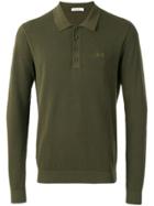 Sun 68 Longsleeved Polo Shirt - Green