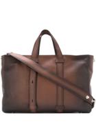 Orciani Distressed-effect Tote - Brown