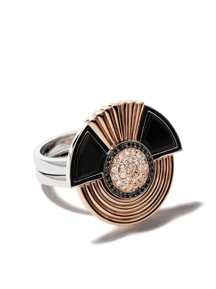 Fairfax & Roberts 18kt Rose & 18kt White Gold Cleopatra Diamond And