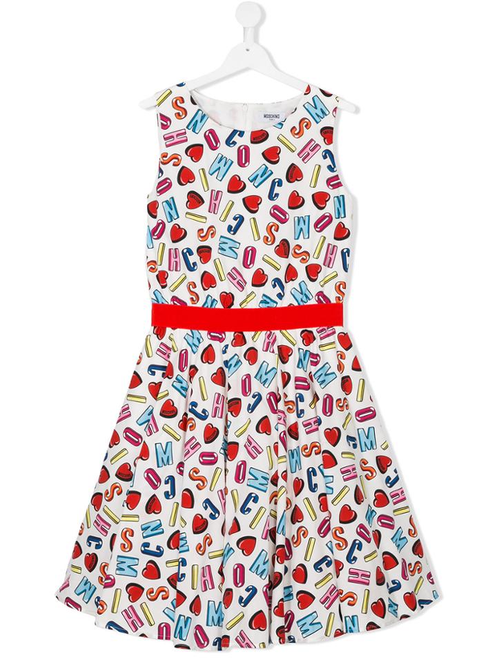 Moschino Kids Printed Dress - Multicolour