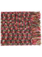 Missoni Knitted Scarf, Women's, Green, Nylon/wool