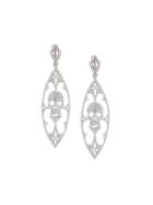Loree Rodkin Diamond Skull Drop Earrings - Metallic