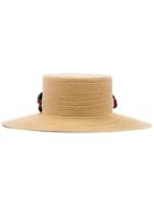 Gucci Papier Wide-brim Hat - Neutrals