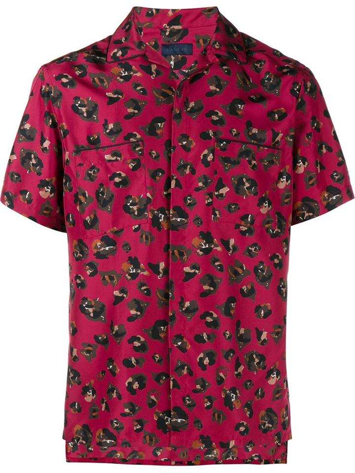 Lanvin Short Sleeved Silk Shirt