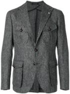 Tagliatore Lightweight Pocket Jacket - Grey