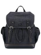 Mulberry Denim Buckle Backpack - Blue