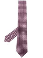 Ermenegildo Zegna Xxx Geometric Woven Tie - Purple