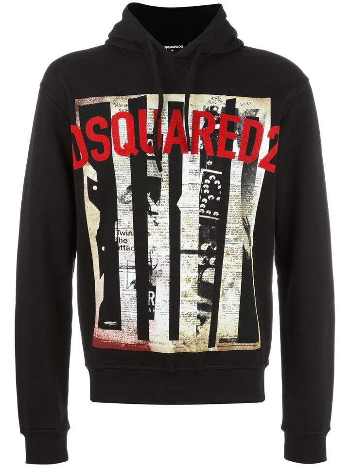 Dsquared2 Dean Hoodie, Men's, Size: Xl, Black, Cotton