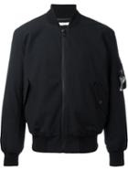 Givenchy Stylised Bomber Jacket, Men's, Size: 48, Black, Cotton/spandex/elastane/cupro/polyester